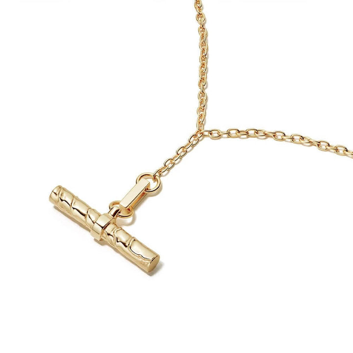 Daisy London Gold Oyster T Bar Necklace - MococoDaisy LondonTN02_GPNecklaces