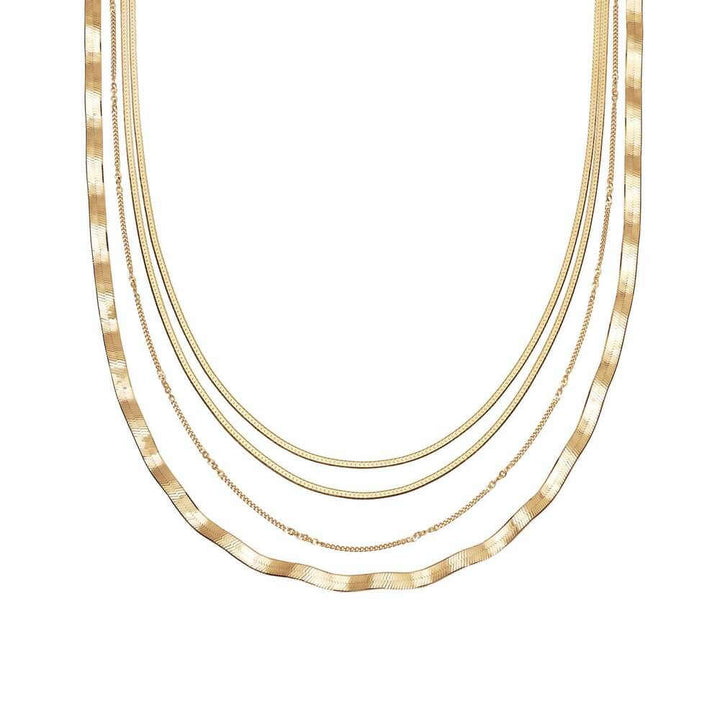Daisy London Gold Parallel Necklace Layering Set - MococoDaisy LondonGSET65Jewellery Sets