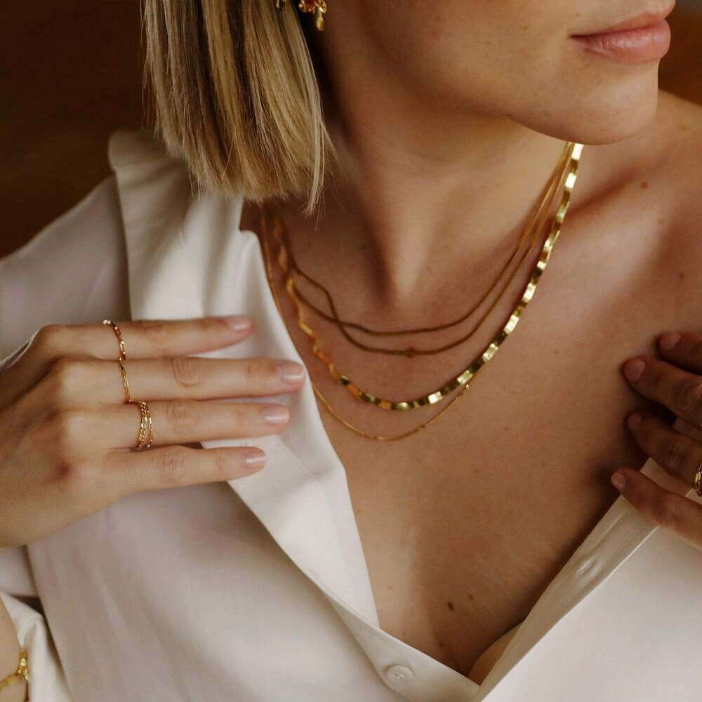 Daisy London Gold Parallel Necklace Layering Set - MococoDaisy LondonGSET65Jewellery Sets