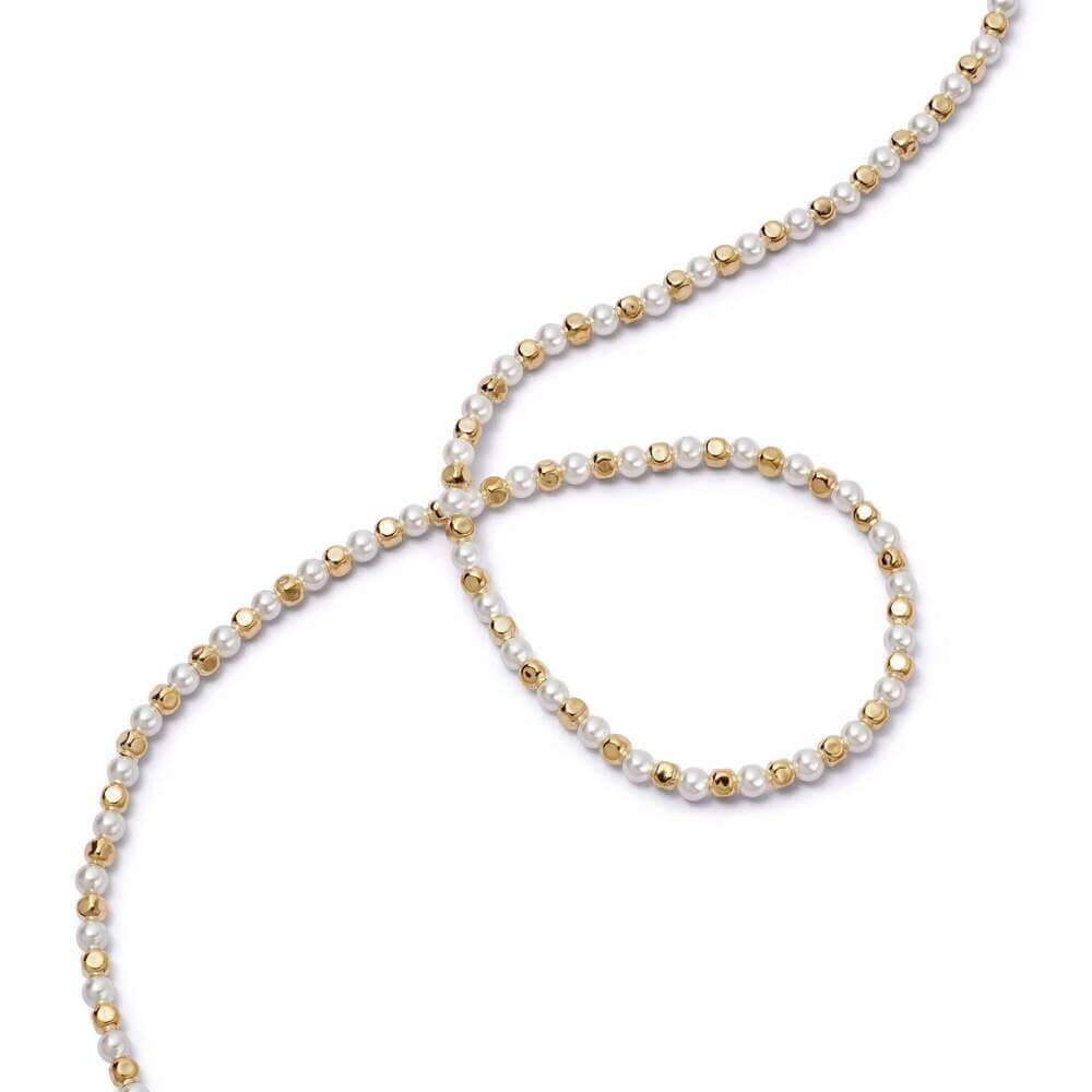 Daisy London Gold Pearl And Bead Necklace - MococoDaisy LondonBPN02_GP5056104132579Necklaces