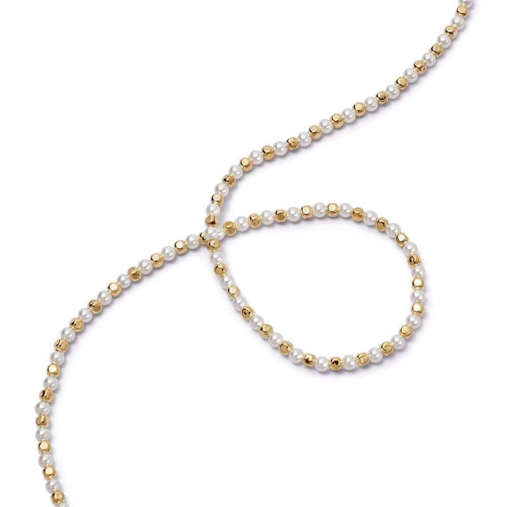 Daisy London Gold Pearl And Bead Necklace - MococoDaisy LondonBPN02_GP5056104132579Necklaces
