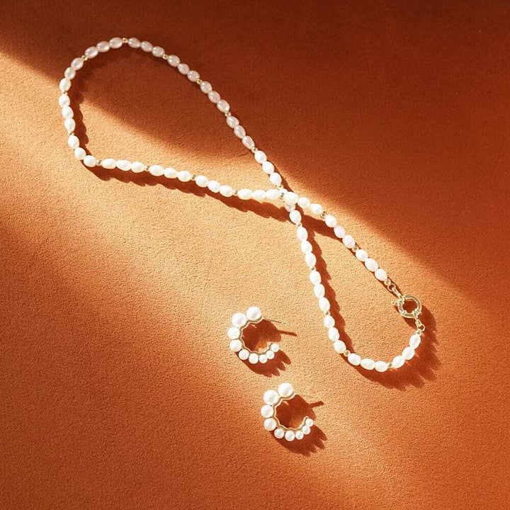 Daisy London Gold Pearl Beaded Necklace - MococoDaisy LondonBPN04_GPNecklaces