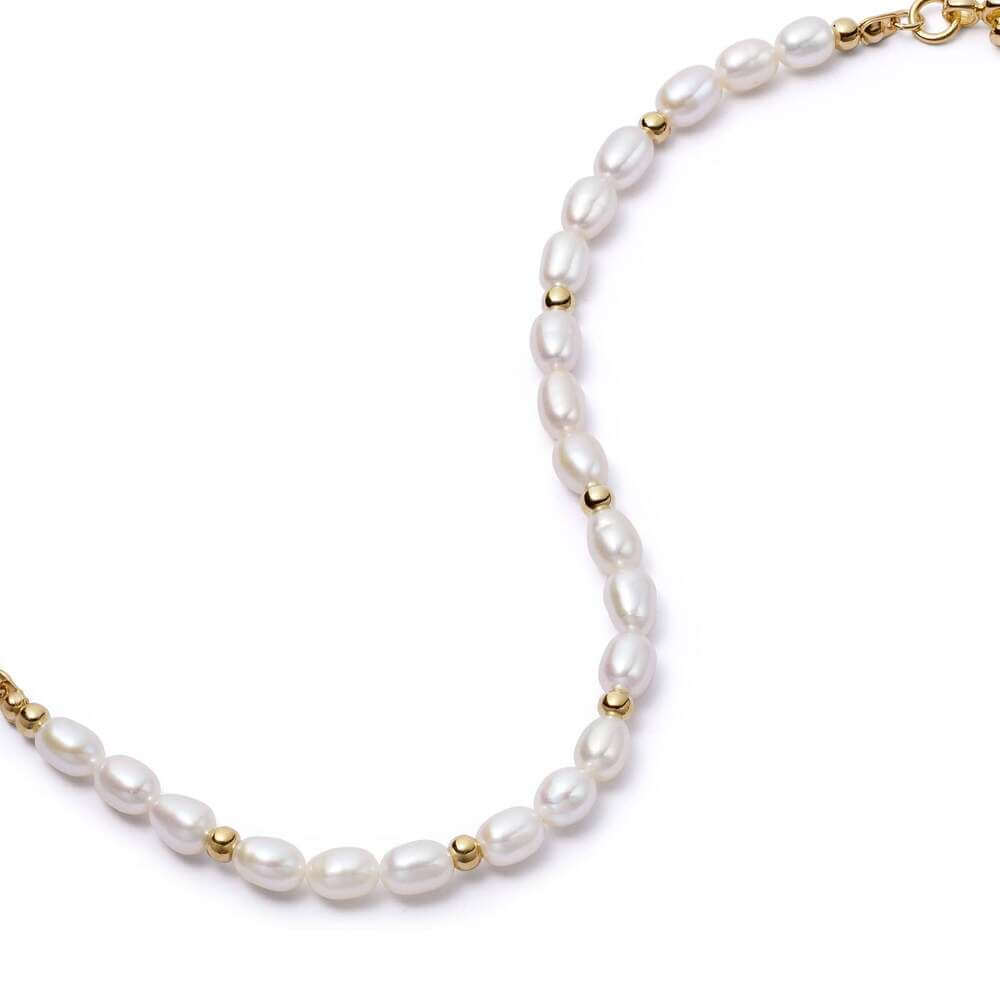 Daisy London Gold Pearl Beaded Necklace - MococoDaisy LondonBPN04_GPNecklaces