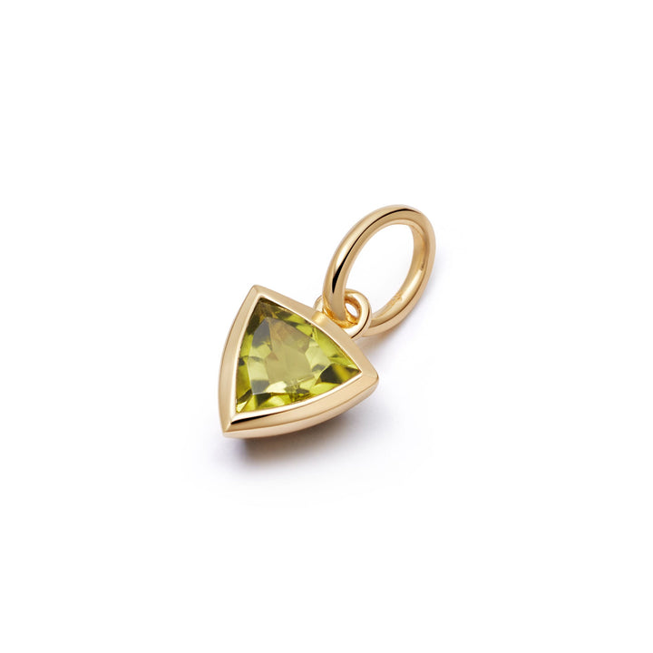 Daisy London Gold Peridot August Birthstone Charm Necklace - MococoDaisy LondonBS20_GPNecklaces