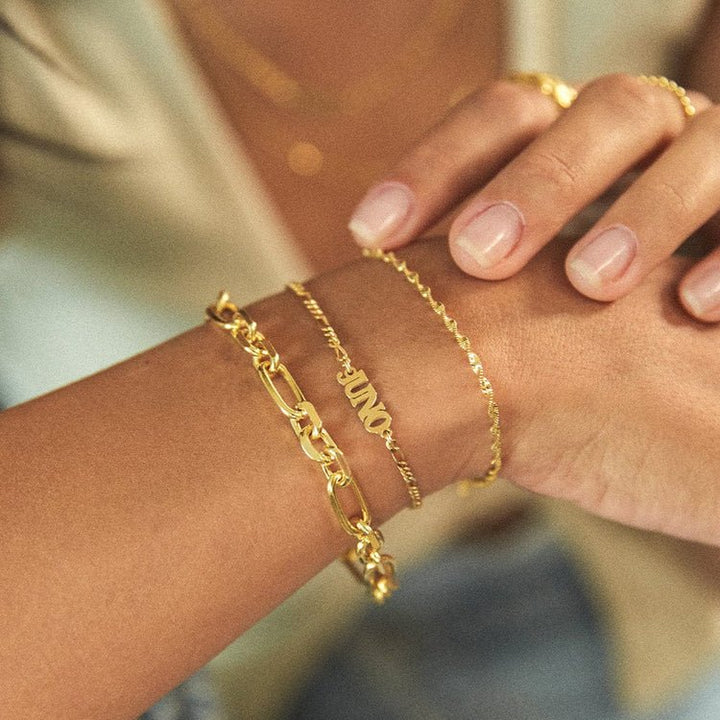 Daisy London Gold Personalised Name Bracelet - MococoDaisy LondonBRNP008_GPBracelets