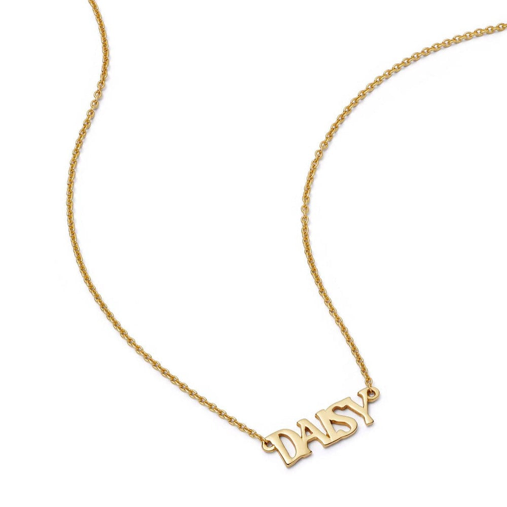 Daisy London Gold Personalised Name Necklace