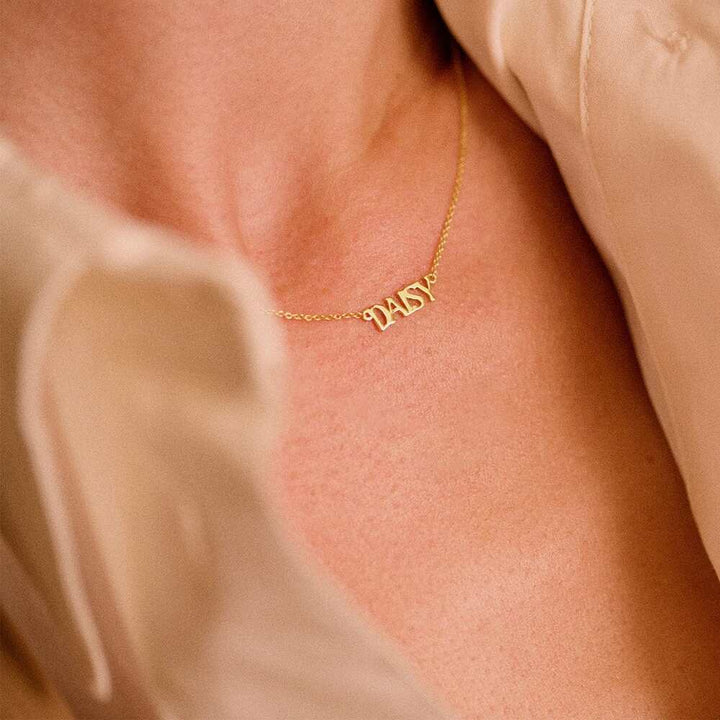 Daisy London Gold Personalised Name Necklace Additional Image - 1