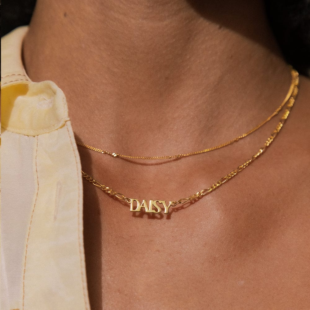 Daisy London Gold Personalised Name Necklace - MococoDaisy LondonNP008_GPNecklaces