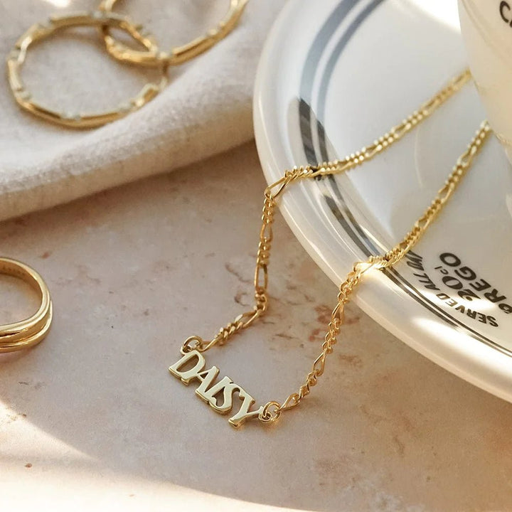 Daisy London Gold Personalised Name Necklace - MococoDaisy LondonNP008_GPNecklaces