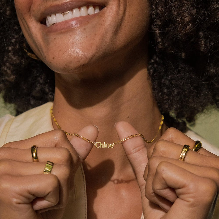 Daisy London Gold Personalised Name Necklace - MococoDaisy LondonNP008_GPNecklaces