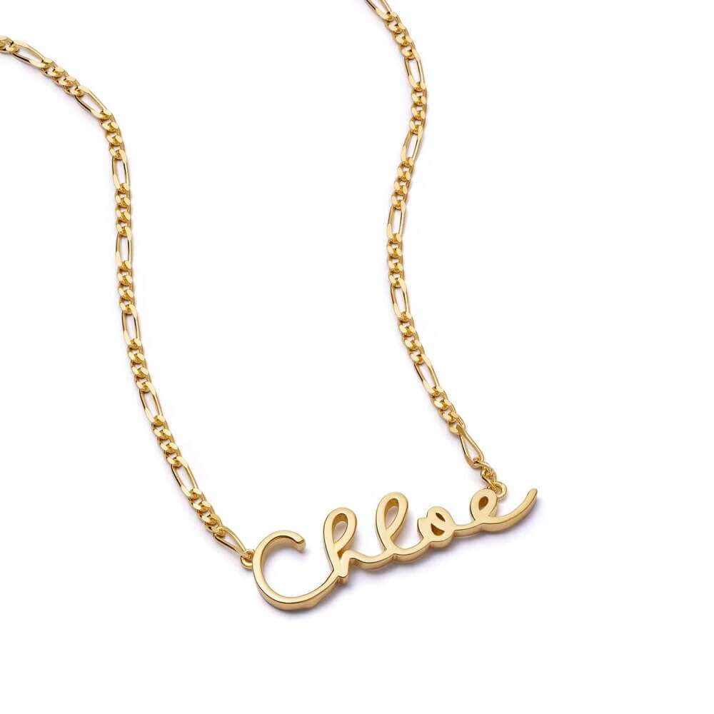 Daisy London Gold Personalised Script Name Necklace - MococoDaisy LondonNP009_GPNecklaces