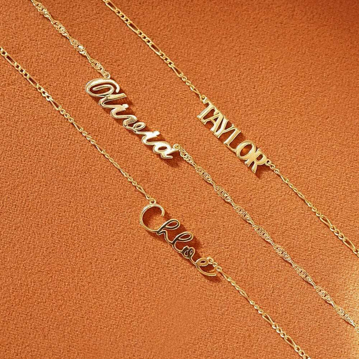 Daisy London Gold Personalised Script Name Necklace - MococoDaisy LondonNP009_GPNecklaces