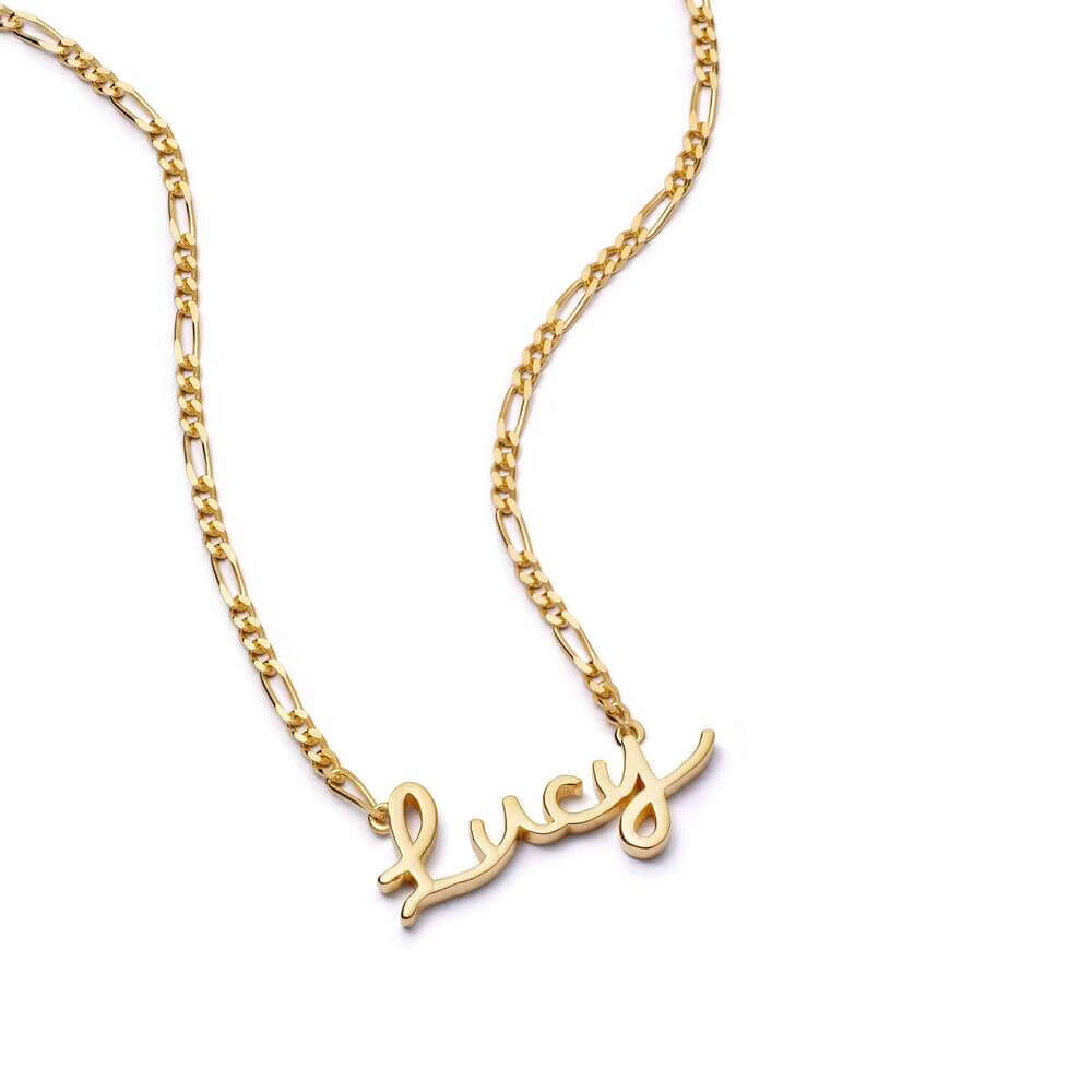 Daisy London Gold Personalised Script Name Necklace - MococoDaisy LondonNP009_GPNecklaces