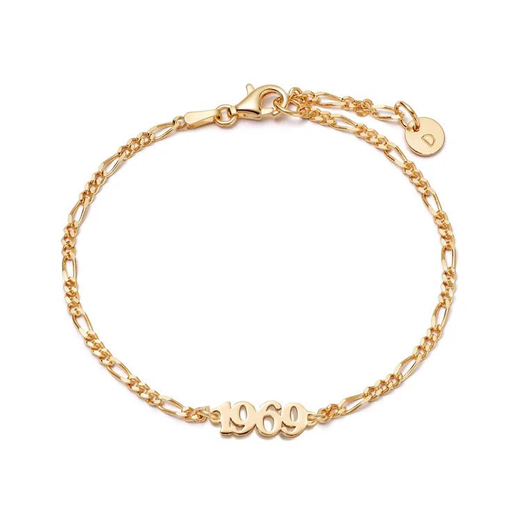 Daisy London Gold Personalised Year Bracelet - MococoDaisy LondonBRNP006_GPBracelets