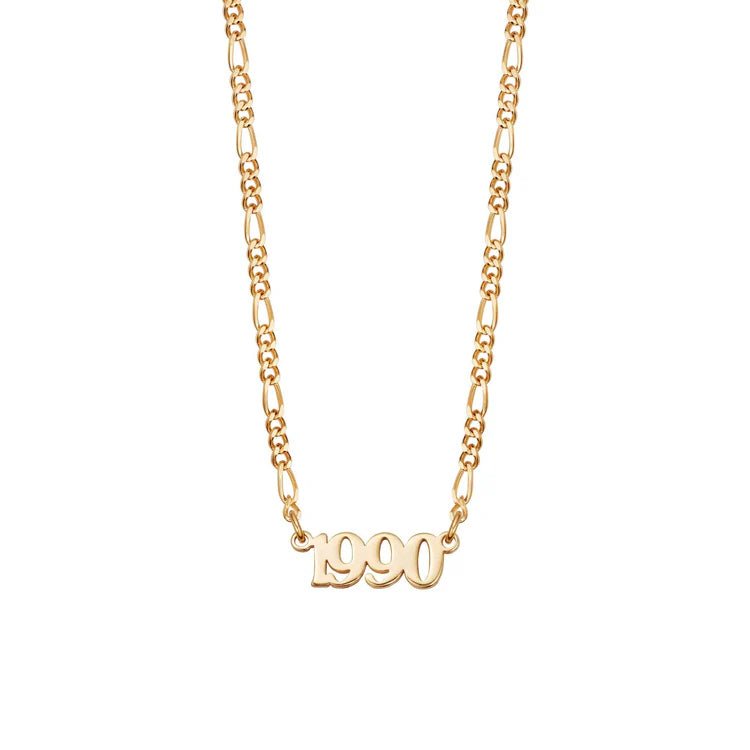 Daisy London Gold Personalised Year Necklace - MococoDaisy LondonNP006_GPNecklaces