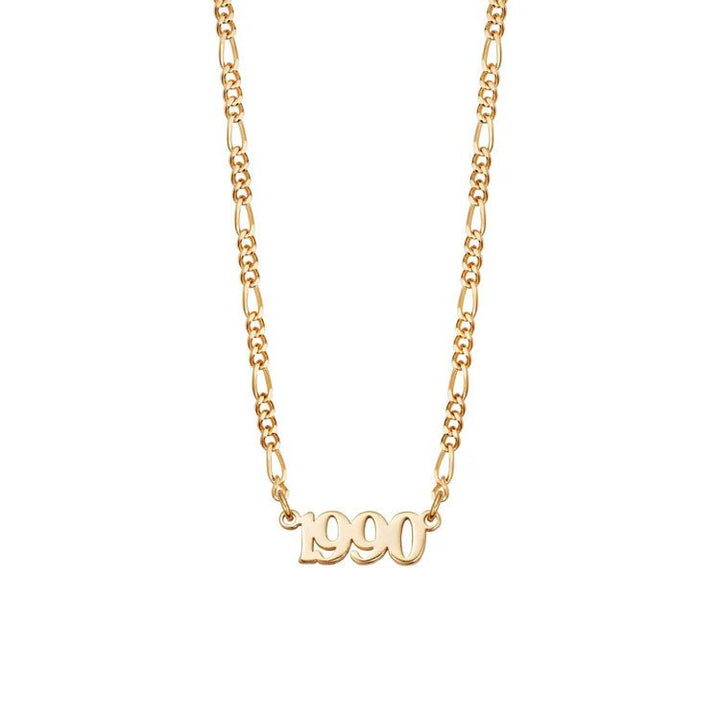 Daisy London Gold Personalised Year Necklace - MococoDaisy LondonNP006_GPNecklaces