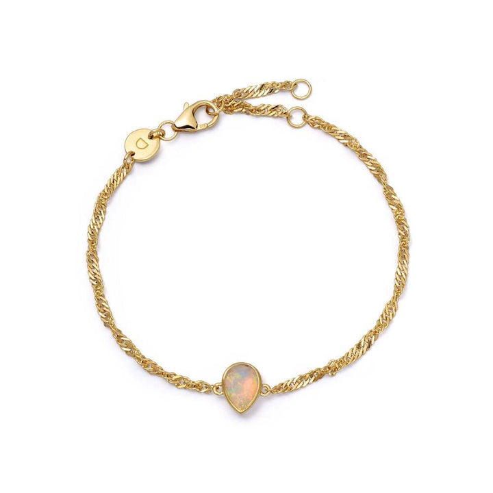 Daisy London Gold Plate Birthstone Charm Bracelet Additional Image - 9