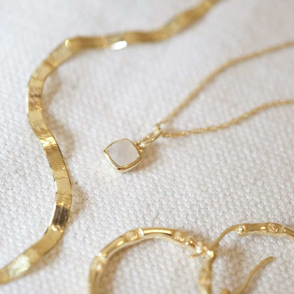 Daisy London Gold Plate Birthstone Charm Necklace Additional Image - 23