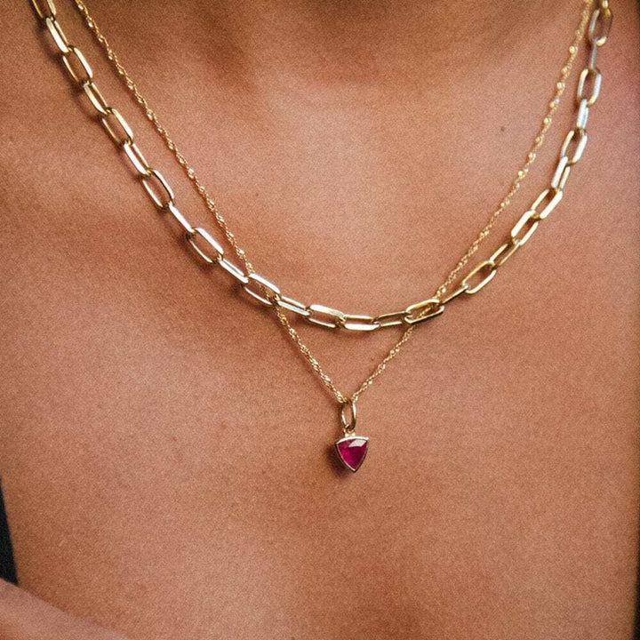 Daisy London Gold Plate Birthstone Charm Necklace Additional Image - 24