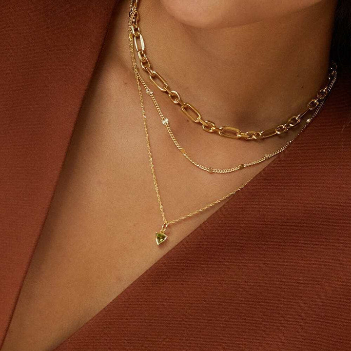Daisy London Gold Plate Birthstone Charm Necklace Additional Image - 25