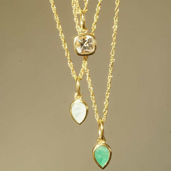 Daisy London Gold Plate Birthstone Charm Necklace Additional Image - 27