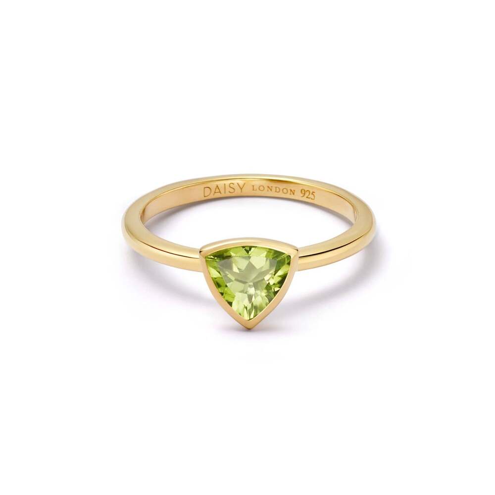 Daisy London Gold Plate Birthstone Ring