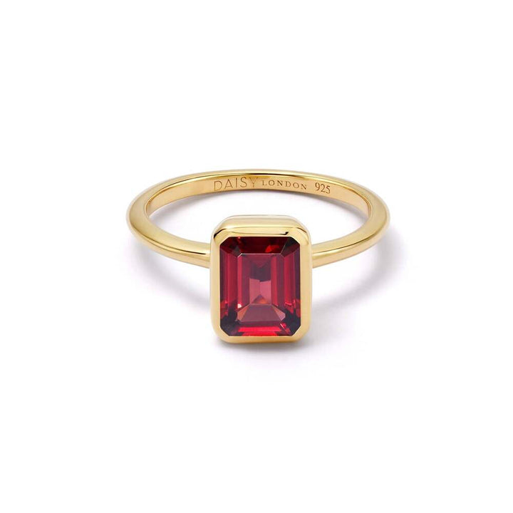 Daisy London Gold Plate Birthstone Ring Additional Image - 15