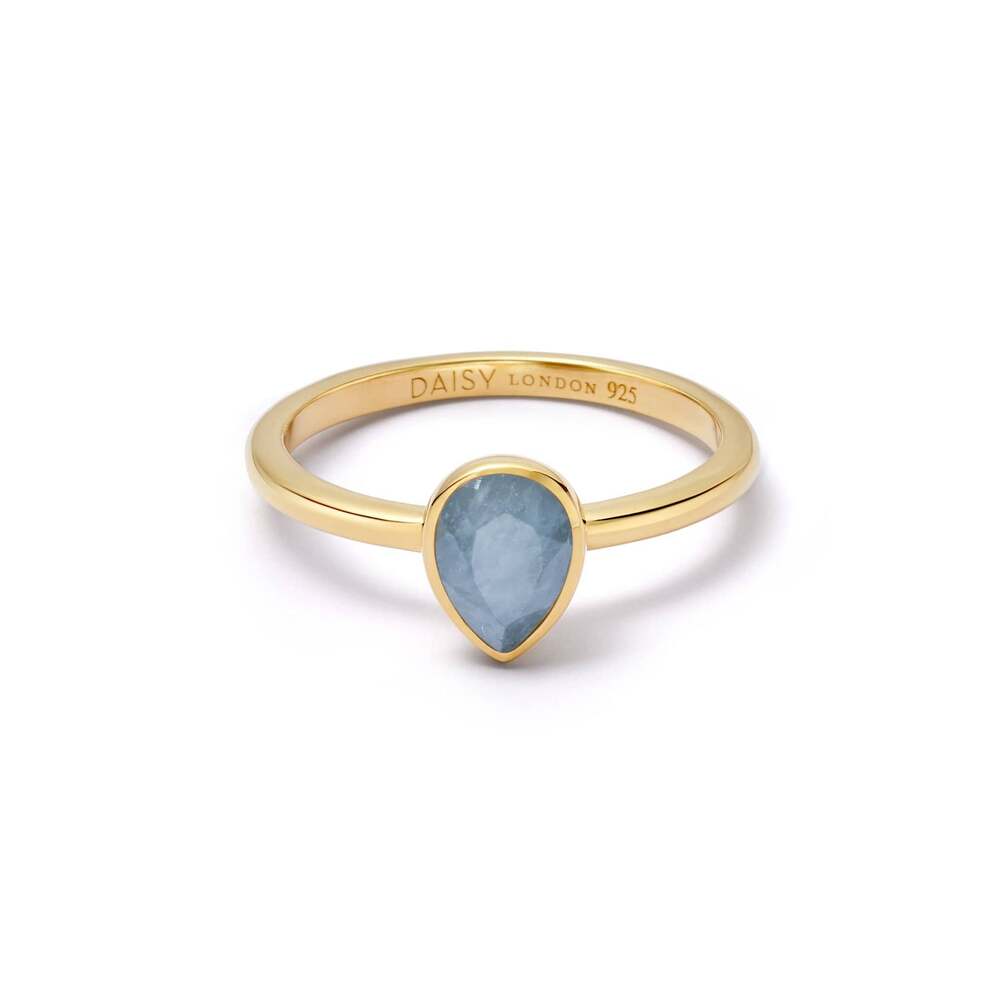 Daisy London Gold Plate Birthstone Ring Additional Image - 22