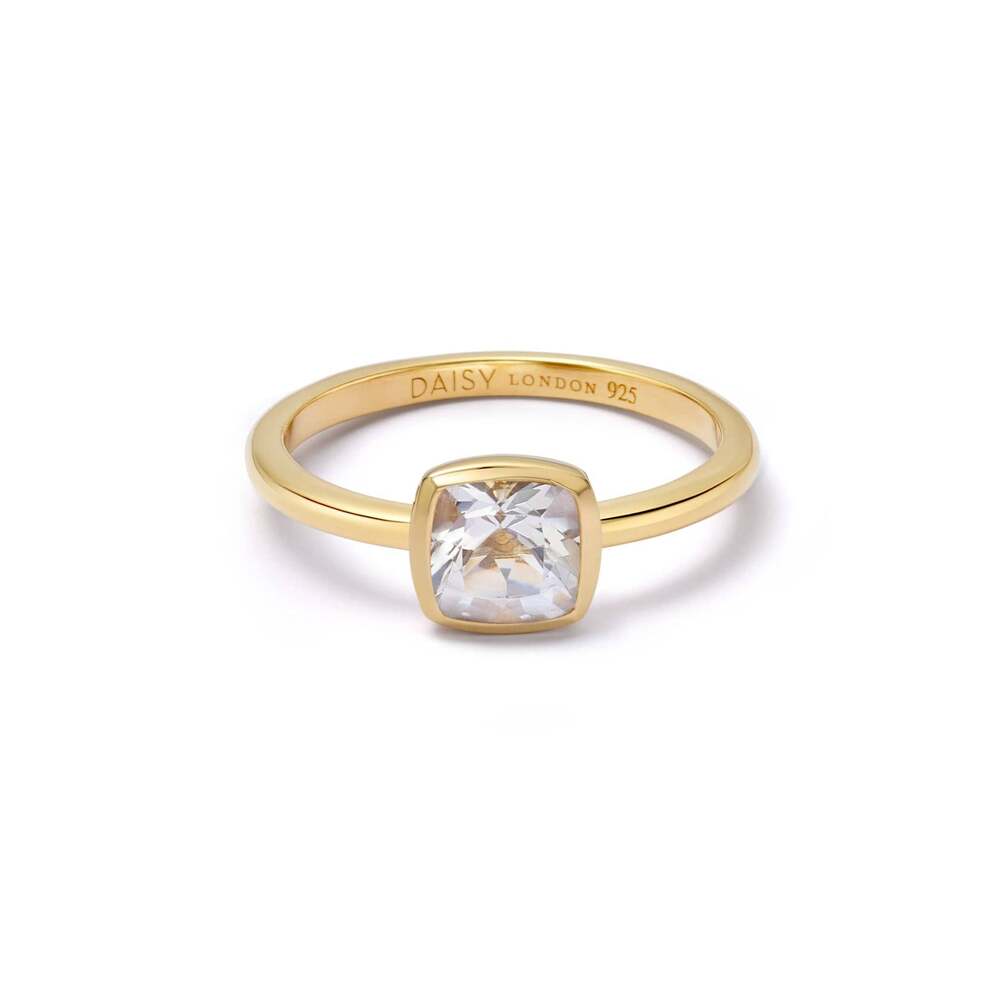 Daisy London Gold Plate Birthstone Ring Additional Image - 24