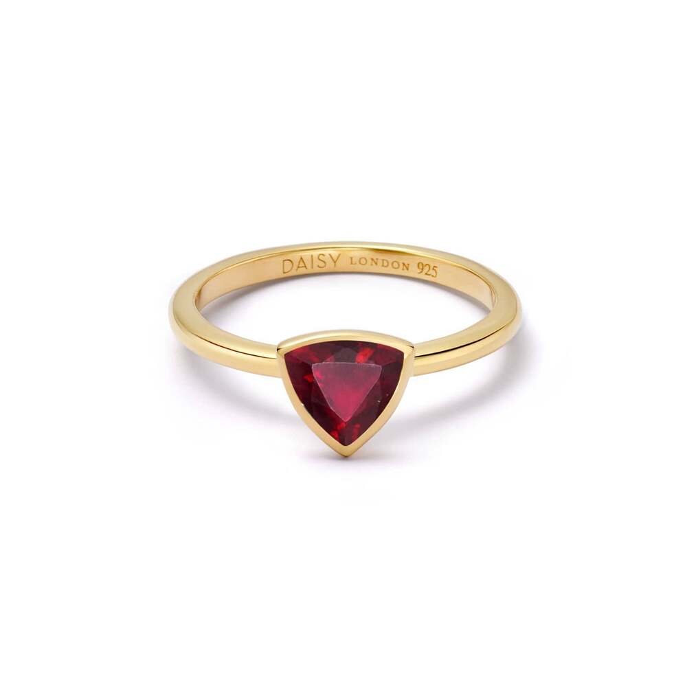 Daisy London Gold Plate Birthstone Ring Additional Image - 29