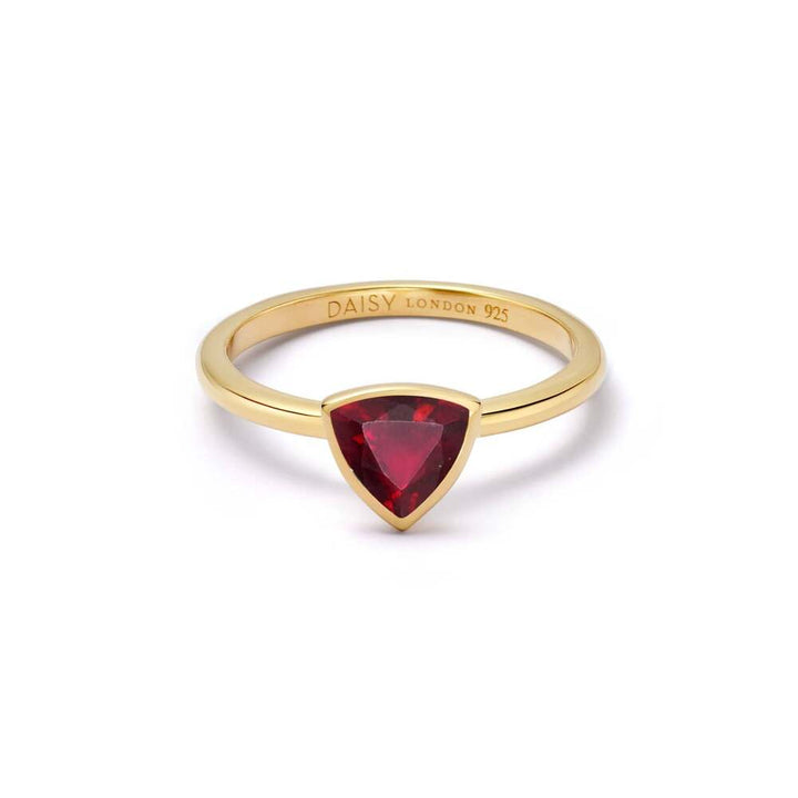 Daisy London Gold Plate Birthstone Ring Additional Image - 29