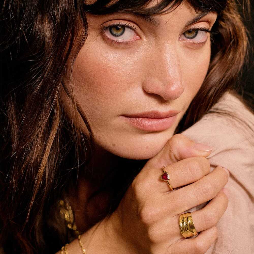 Daisy London Gold Plate Birthstone Ring Additional Image - 30