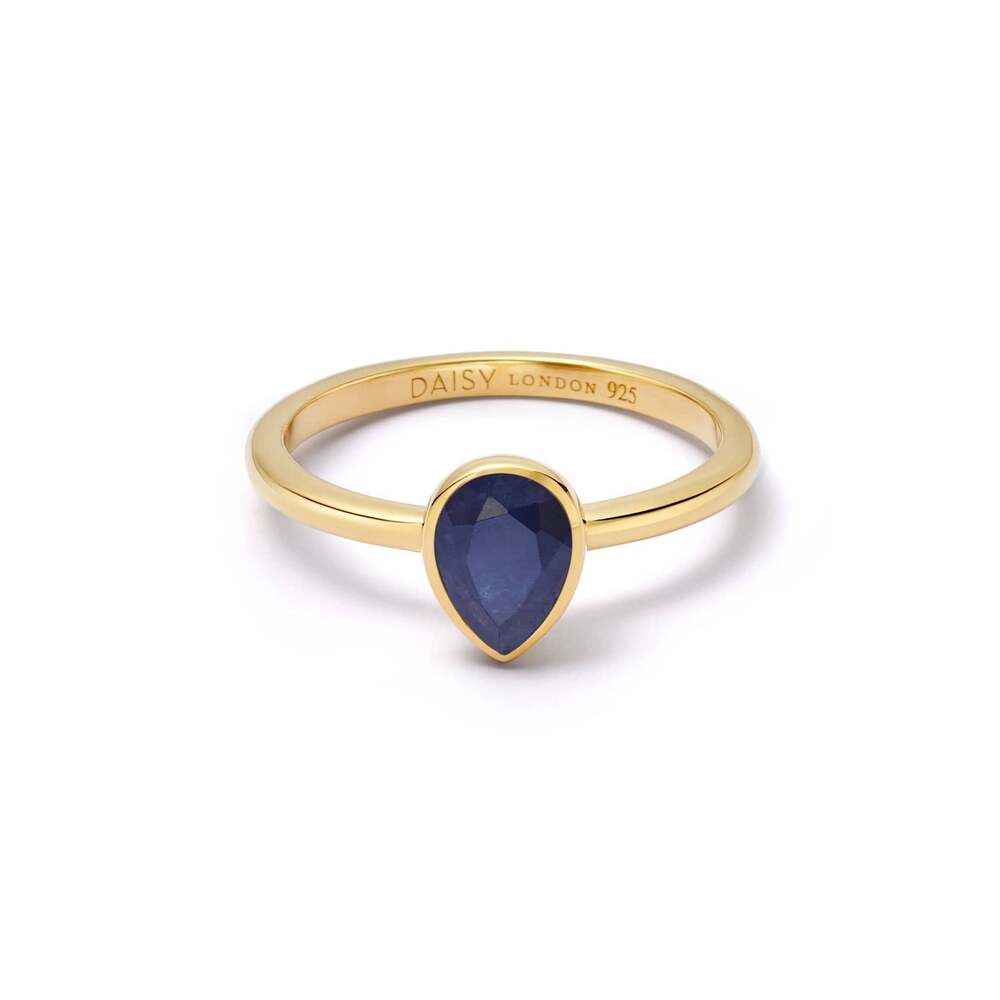 Daisy London Gold Plate Birthstone Ring Additional Image - 4
