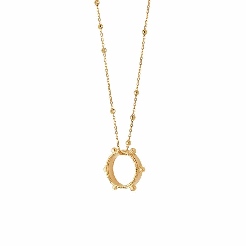 Daisy London Gold Plate Bobble Eternity Necklace