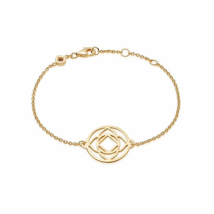 Daisy London Gold Plate Chakra Bracelet