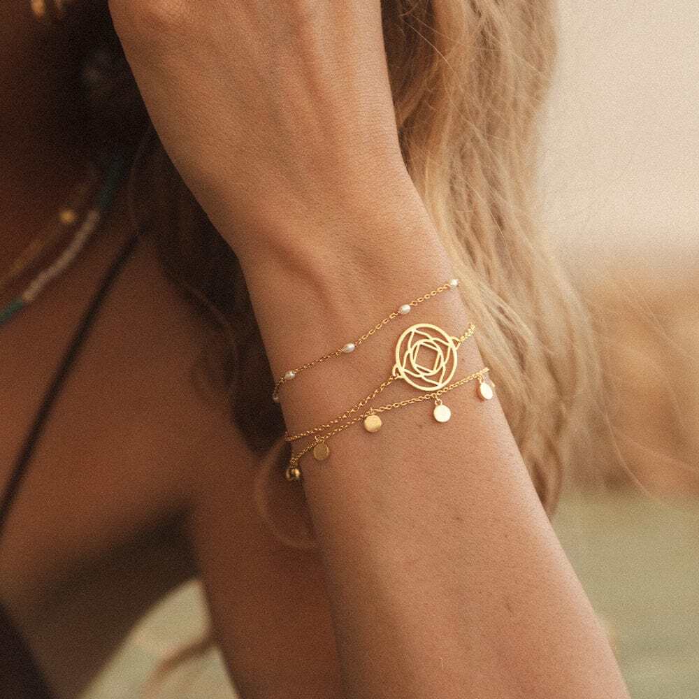Daisy London Gold Plate Chakra Bracelet Additional Image - 5