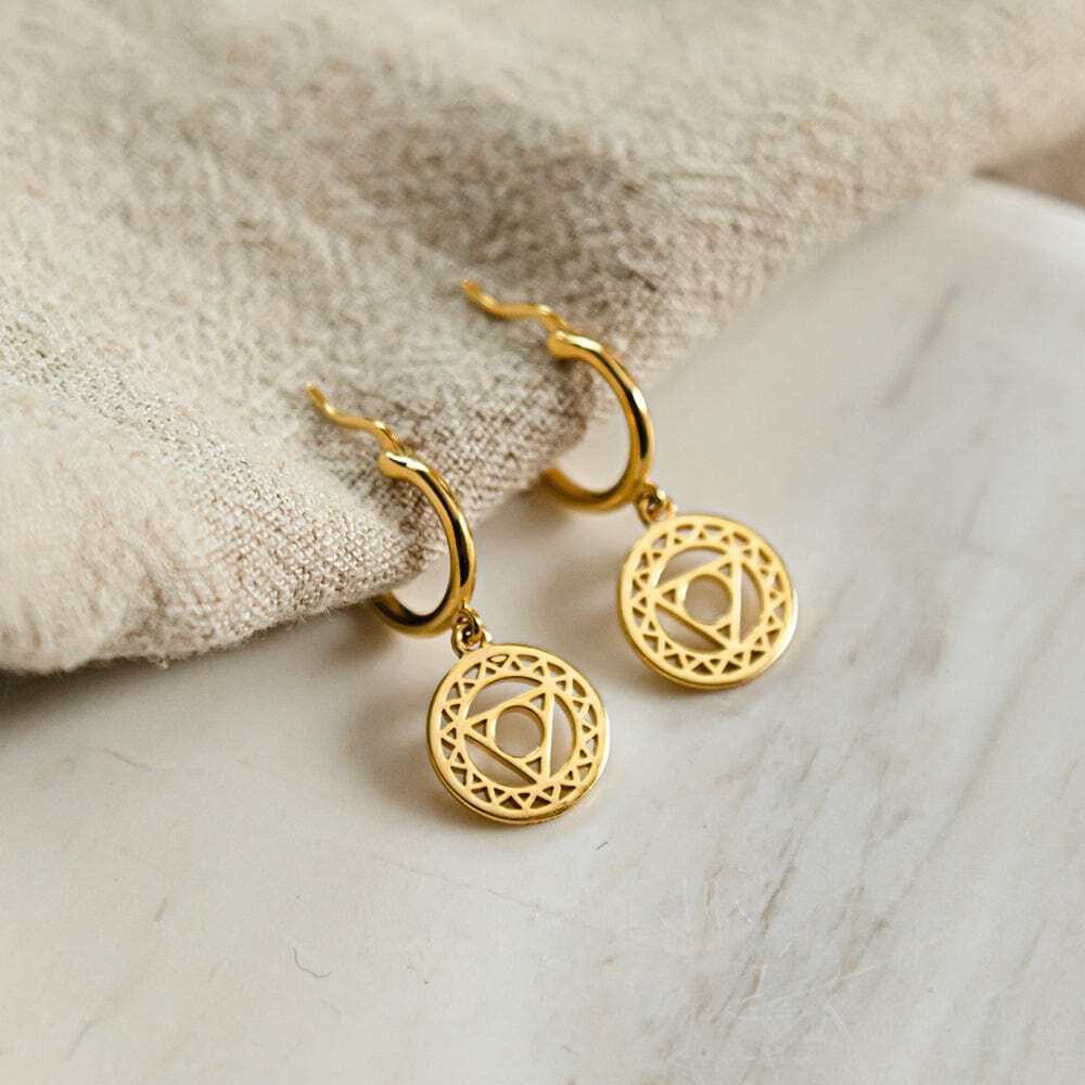 Daisy London Gold Plate Chakra Earrings Additional Image - 16
