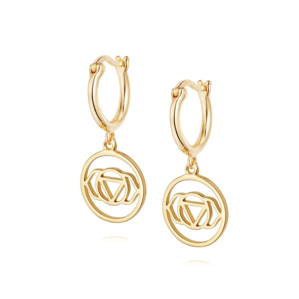 Daisy London Gold Plate Chakra Earrings Additional Image - 3