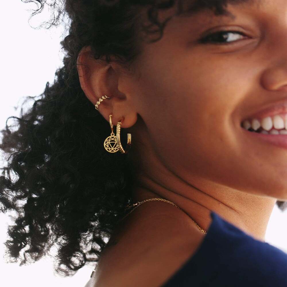 Daisy London Gold Plate Chakra Earrings Additional Image - 19