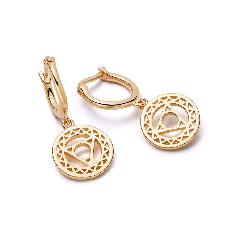 Daisy London Gold Plate Chakra Earrings Additional Image - 2