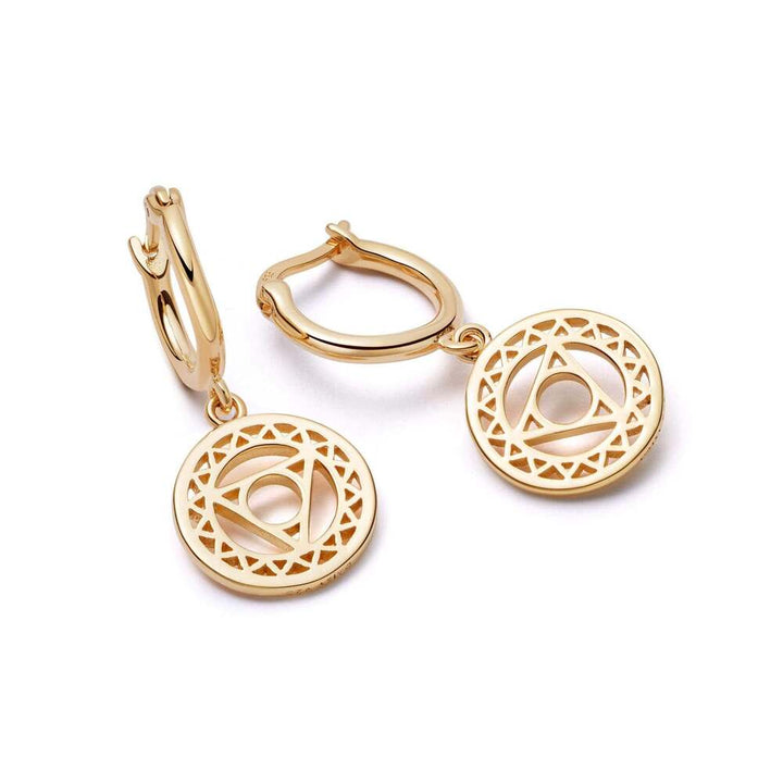 Daisy London Gold Plate Chakra Earrings Additional Image - 2