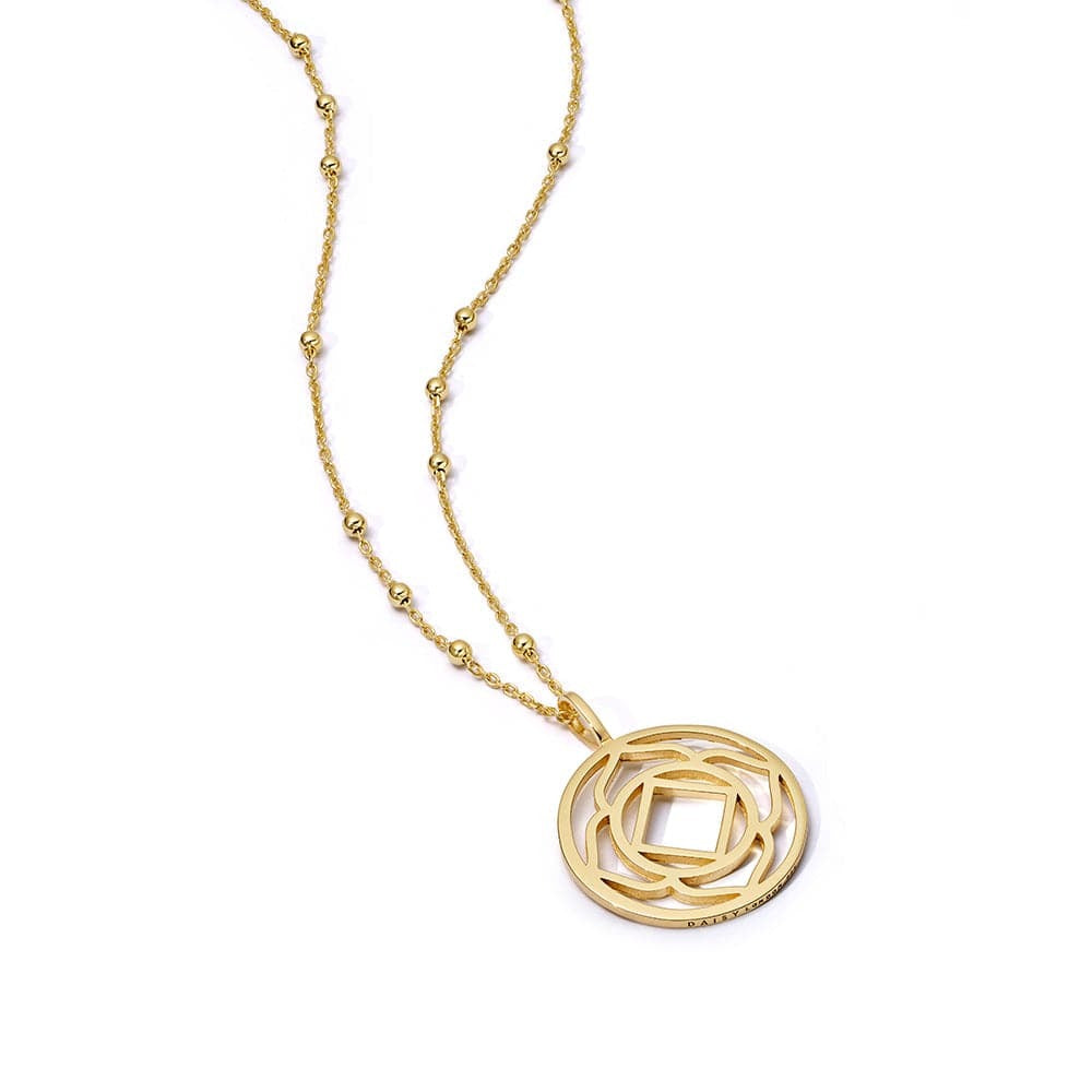 Daisy London Gold Plate Chakra Necklace