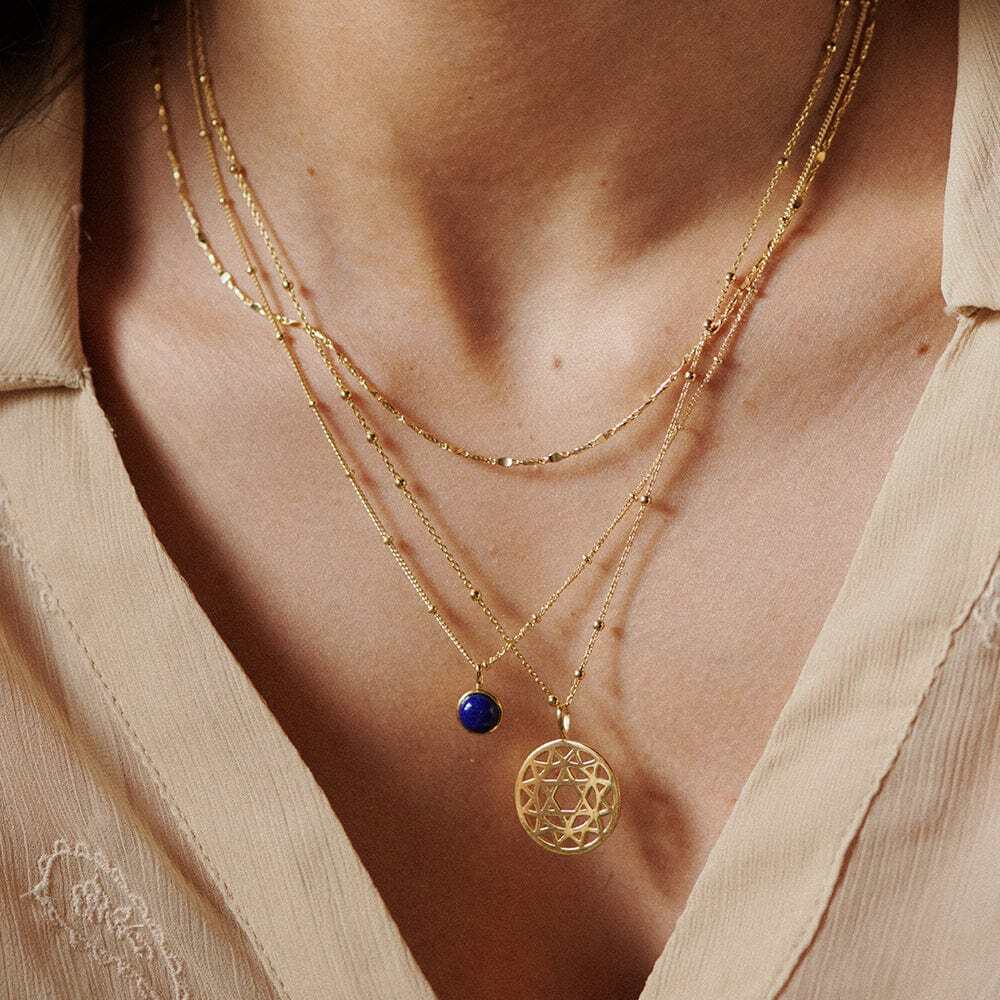 Daisy London Gold Plate Chakra Necklace Additional Image - 6