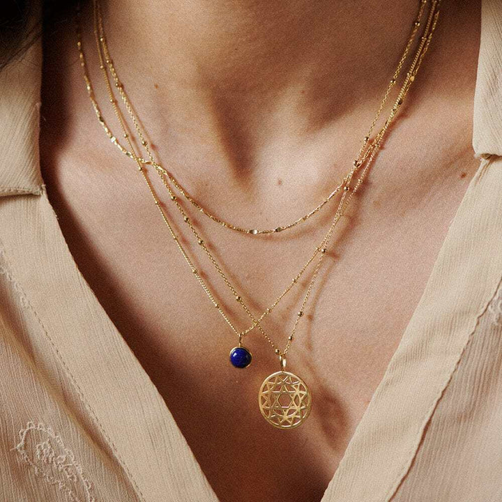 Daisy London Gold Plate Chakra Necklace Additional Image - 6