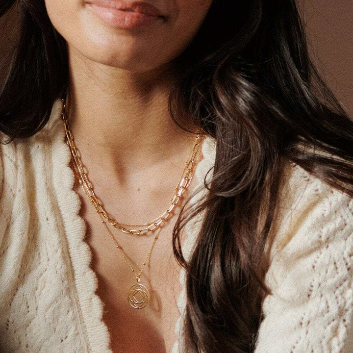 Daisy London Gold Plate Chakra Necklace Additional Image - 7