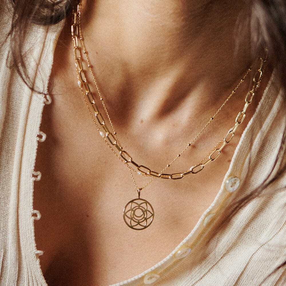 Daisy London Gold Plate Chakra Necklace Additional Image - 15