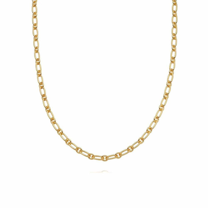 Daisy London Gold Plate Chunky Linked Chain Necklace