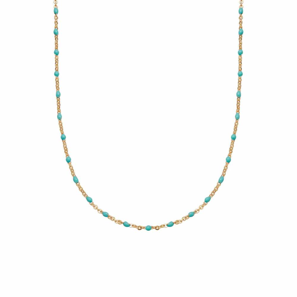 Daisy London Gold Plate Enamel Beaded Necklace Additional Image - 1