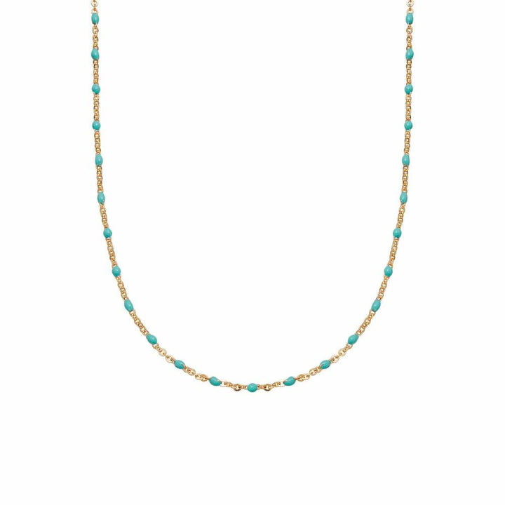 Daisy London Gold Plate Enamel Beaded Necklace Additional Image - 1