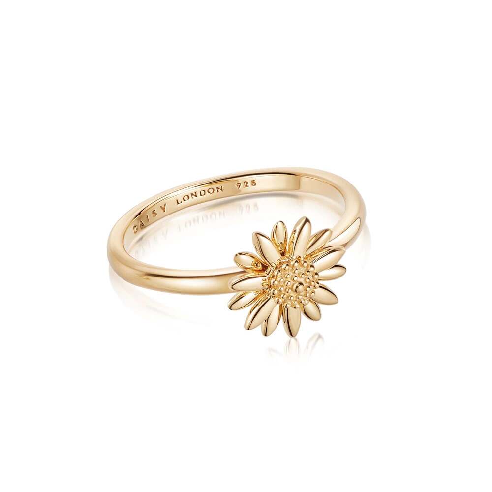 Daisy London Gold Plate English Daisy Ring